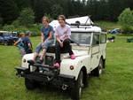 Stephen Ford's Series I 88" from Nanamo posed with his girls.