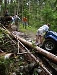 Out comes the winch rope.