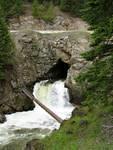 Apparently no one knew about this natural hole that went under the highway and Copper Creek flowed out through.