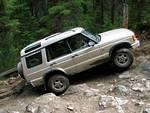 The Disco pops its way up. Sometimes 3 tyres on the ground, sometimes only 1 (apparently).