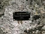 Jim's plaque - a quiet moment and no dry eyes.