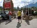 Meet-Up spot in Pemberton Saturday morning.