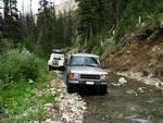 Great road up and then things got wetter and more interesting.