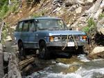 Here comes John. Out of the 4 trucks continuing on there was one of each. (Series, Defender, Range Rover, Disco)