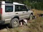 Dave un-locking his Diff-loc. Get him to tell you all about it! Dash of the Disco was lit up like a Xmas tree!!