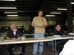 Outgoing 2006 Executive: President Dave Blair, VP Don MacDonald & Secretary Rick Mellenger.