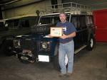 David Harrison and his D110 take home Best of Show. Well done!!