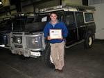 Ryan Ulansky takes home yet another award with his D110. This time Best Equipped Truck at Founder's Day.