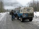 Back shot of Dave's truck. This being it's first real off-road test since the 2006 engine swap.