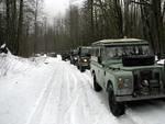 The snow was deep and wet.  Shawn Doherty's Series III in front.