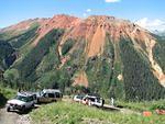 First day, driving up the Red Mountain Lookout