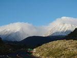 Next morning snow on the Eastern Sierras