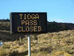 All the mountain passes were closed to onto Las Vegas..