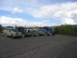 The line up at Dragon lake North Canol