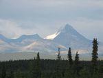 Mackenzie mountains coming into view