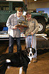 Jeremy McEachern presents the Jim McEachern Memorial Award for 'most dedicated member' to Shawn Doherty