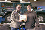 New Class for 2010 was the Best Military Land Rover. David Verveat & 'Hermione' a 1979 LW FFR went home winning this award.