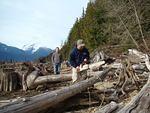 Chainsaw Pete, carving a path in the wilderness