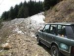 End of the road - huge snow slide accross the road - Silver Skagit Valley 168