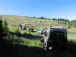 Selecting Low gear and heading up Poison Mountain - August 2012 079