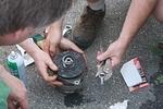 After limping into Princeton we set about repairs in the Lordco car park - Whipsaw June 2013 0005