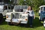 Pippa Emrick and her 1974 Series III 88"
2nd place Class 49