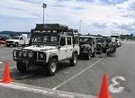 Duke Point Ferry line up - Mainlanders heading home after another great Cowichan LR Rally in the Valley - June 2014 148