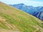 Day 4 - Heading down off the peak of Molybdenite Ridge