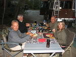 Night 1 Carpenter Lake, the Officers Dining Table, Tally Ho!