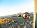 Day 2 -Heading down off Poison Mountain at 6800ft