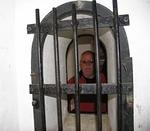 Fort Stevens State Park - Day 5 - Exploring the Old Military Gun Battery. Dave locked up for being Bad!