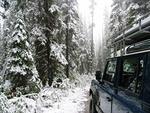 Placer Lake - first sign of snow at 6000ft