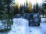 Traversing Placer Mountain ...