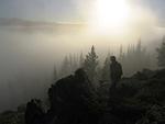 Above the clouds on Placer Mouintain ..