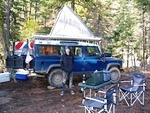 Sunday morning camping on the Ashnola river, the sun is shining ...yeh!