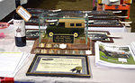 The award table for the 2017 People's Choice awards & the Jim McEachern Memorial award