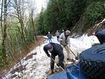 Road Gang does a great job, back on the move in no time...
