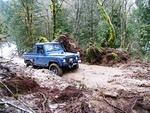 David in the D90 pick up crawls through in Low gear ...
