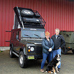Best of Show Land Rover
Dave & Pamela Blair
(& O'Doul Doherty)
1995 Ex-MoD Defender 110
'Fitz'