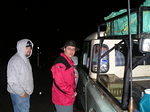 Don and Jeff brief Karl on the midnight run.