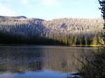 Sun coming up at Placer Lake.