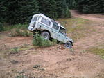Dennis' RHD 109 5 door tackles a steep bank.