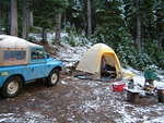 Dave B & Greg S camping in style.