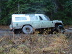 Dennis, stuck in his V8 109.