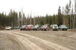 Some of the trucks