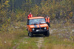 Kris & Israel race after Team 04 making sure they don't crush any pumpkins