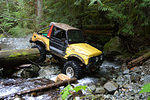 Ingo Bludau & Cara Duffield from the "Too Far Off-Road Club" in their Suzuki Recovery Vehicle.