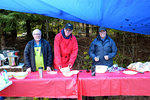 Saturday supper gets served up by Chef Shawn and his helpers Craig & Pippa.