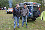 R-L Pres Andy & R-L past Pres Dave.