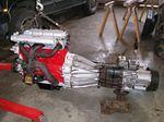 Engine and tranny mating test.
